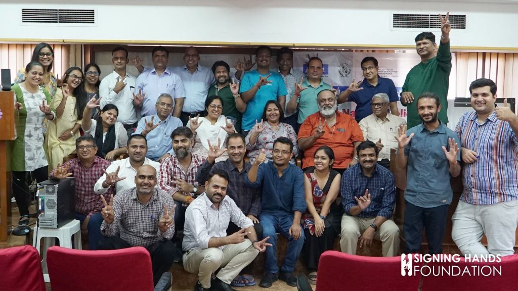 The National Workshop was conducted on 13th and 14th August, 2022 where Deaf Leaders from different states of India were invited to share their knowledge, opinions and suggestions for the drafting of National Policy for Persons With Disabilities.